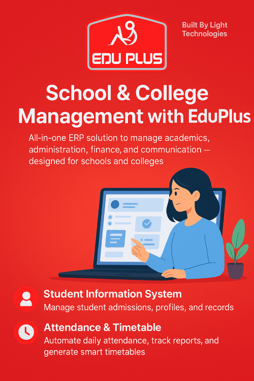 School & College Management Dashboard